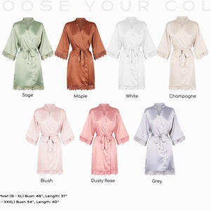 Custom Bridesmaid Robes - Personalized Bridal Robe - Customized ...