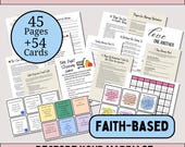 Christian marriage resource bundle printable marriage counseling love language worksheet for couples therapy trust building exercises