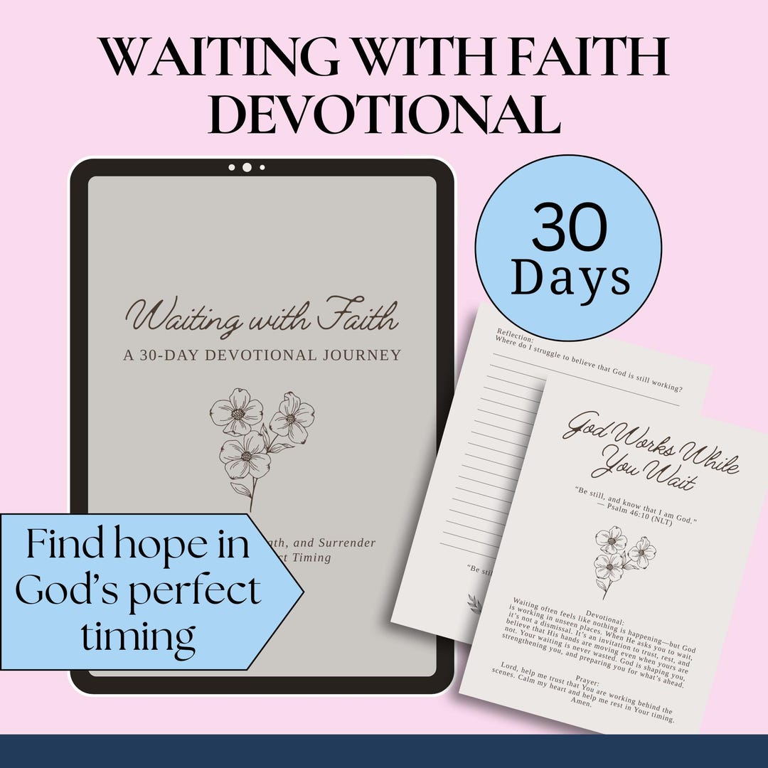 Christian Devotional 30 Day Printable Faith Journal Prompts Daily ...