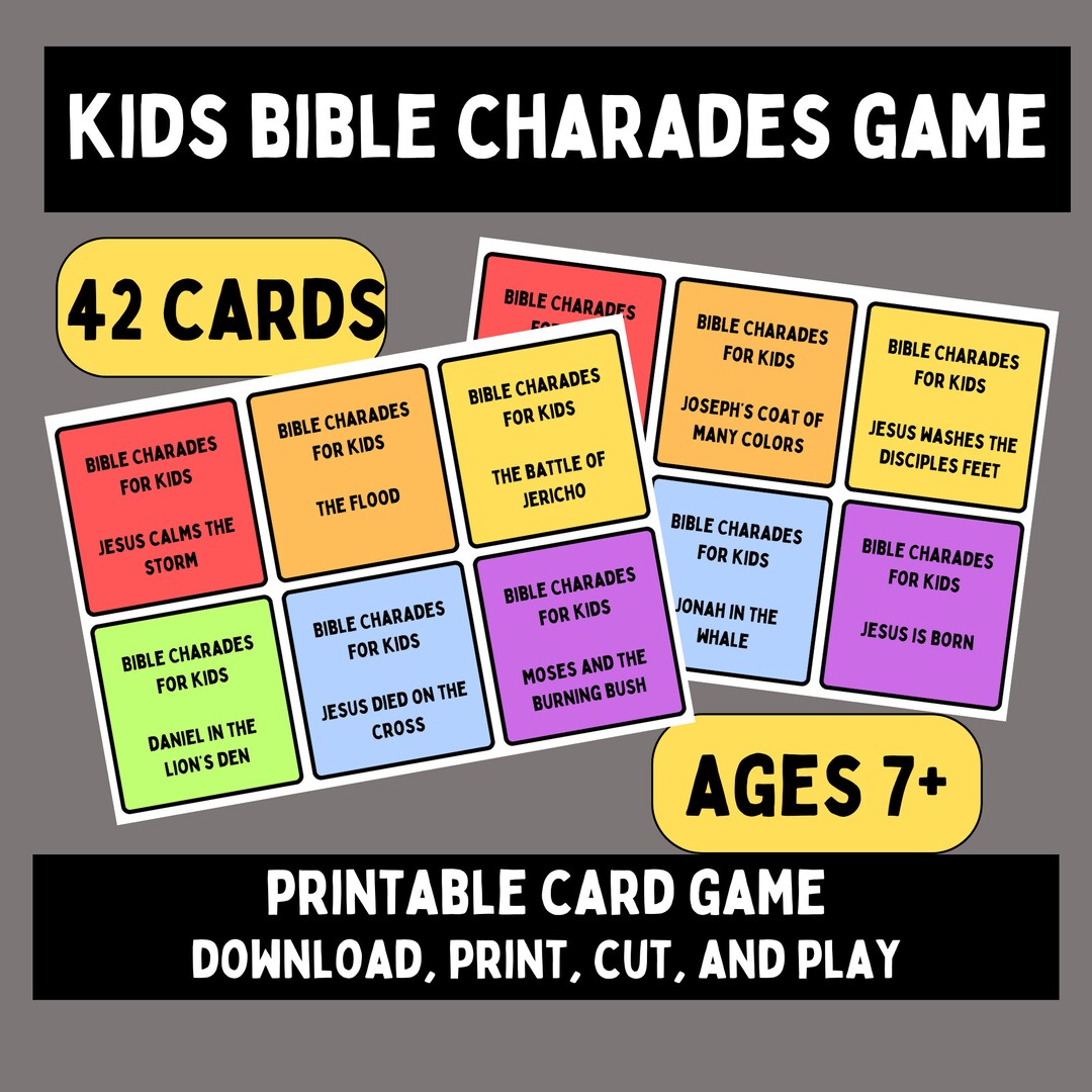 bible-meansgetting-charade-printable-cards for Free Printable Bible Charades Cards Bible meansgetting Charade Printable Cards for Free Printable Bible Charades Cards