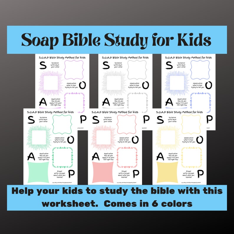 Soap Biblical Acronym