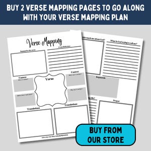 Verse mapping template with guided prompts.