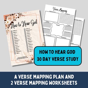 Wie man von Gott Hört Verse Mluster Plan Tägliche Andacht Stille Zeit Gebet Journaling Schrift Studienführer Reflexion Spirituelles Wachstum