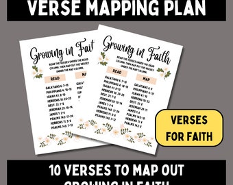Bible verse mapping plan, printable verse mapping journal, verse study, bible study planner, in depth bible study, verse mapping template