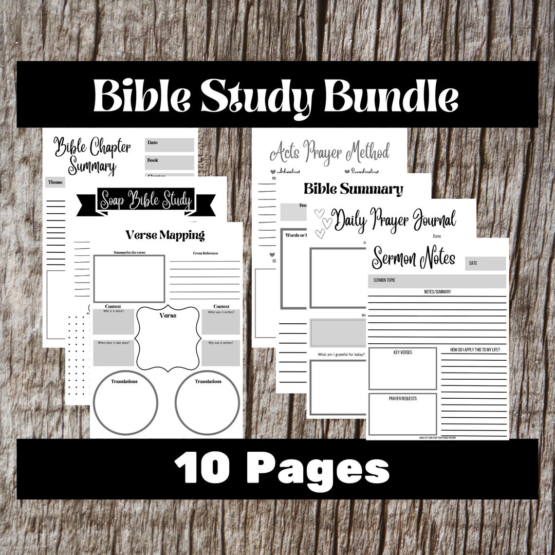 Bible Study Printable Bible Study for Men Bible Study for - Etsy