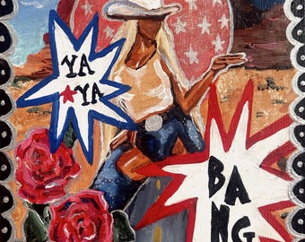 Cowboy Carter Art Print: Riann Ariel Original Artwork