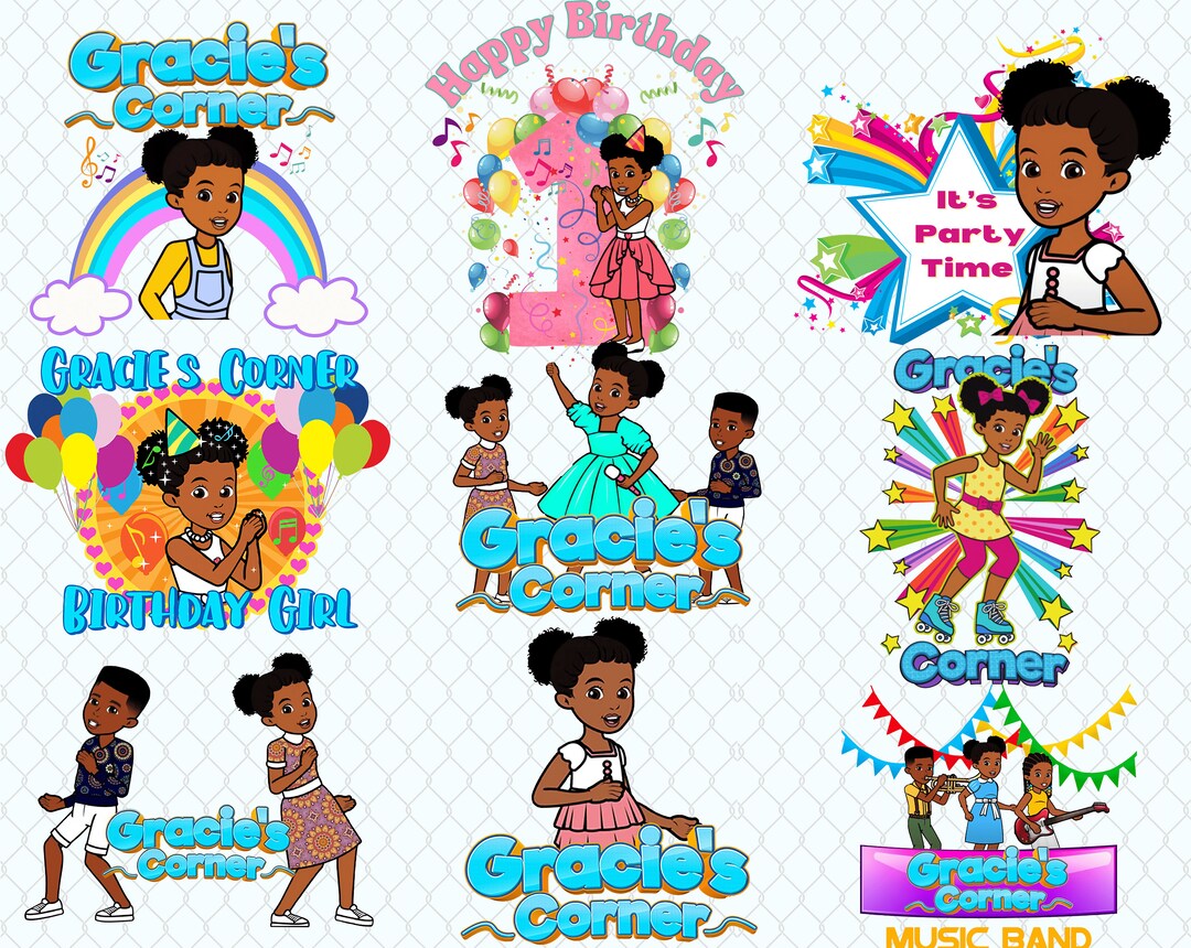 Gracie's Corner PNG Bundles Gracie's Corner Birthday Etsy UK