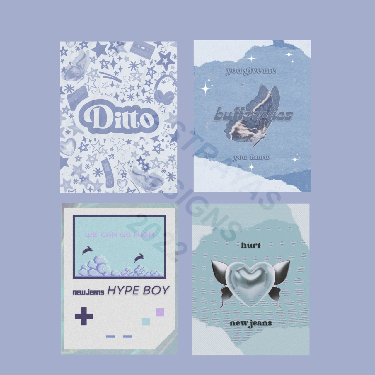 Newjeans Ditto Digital Poster Ditto Lyric Print Instant 