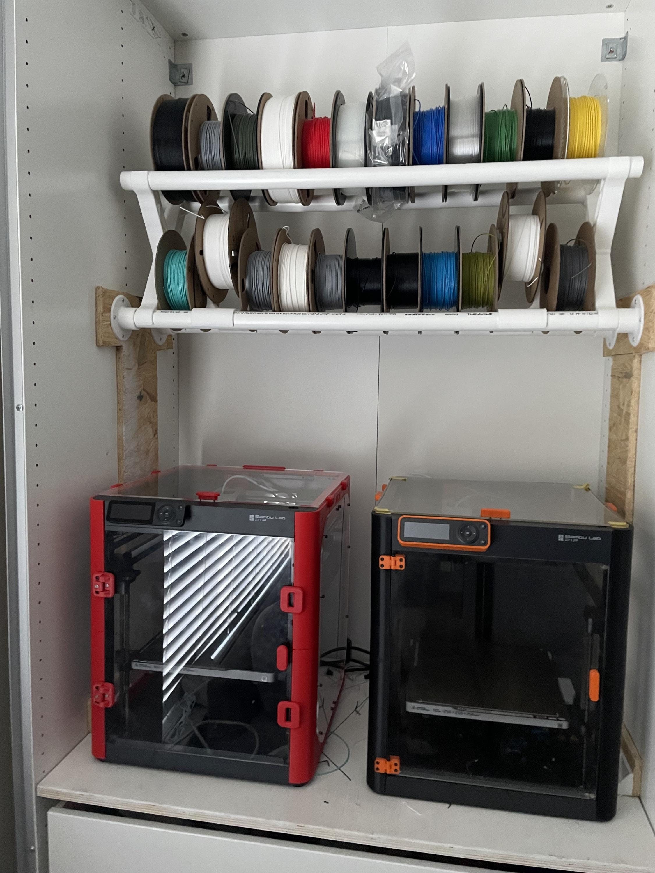 PVC Pipe 3D Filament Storage and Sorting Rack - Etsy
