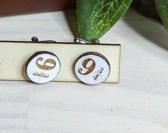 Harry Potter - Platform 9 3/4 - Cuff link - Great for groom - Wedding gifts - groomsmen - Gift - suit style