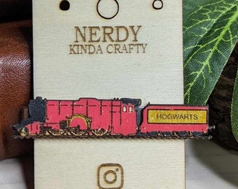 Hogwarts Express - Harry Potter - Tie Clip - Great for groom - Wedding gifts - groomsmen - Gift - suit style