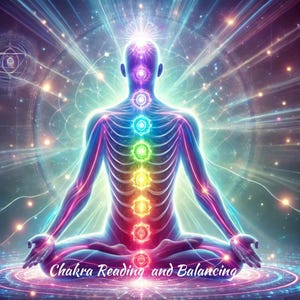 Lectura y equilibrio de chakras: sanación guiada + guía de chakras / lectura intuitiva