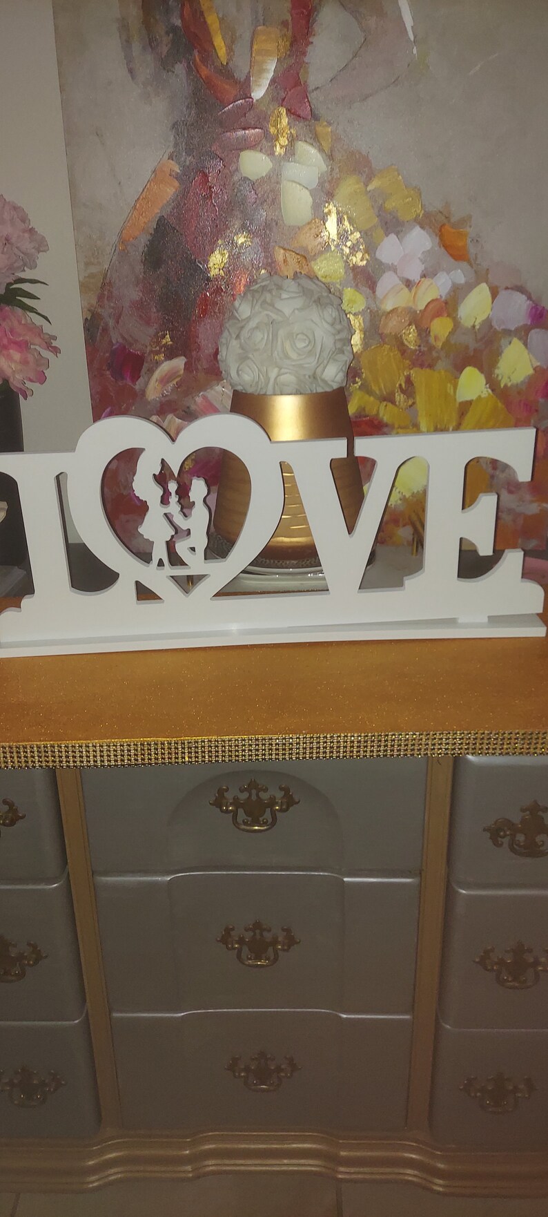 Stand alone Love sign wedding proposal anniversary party
