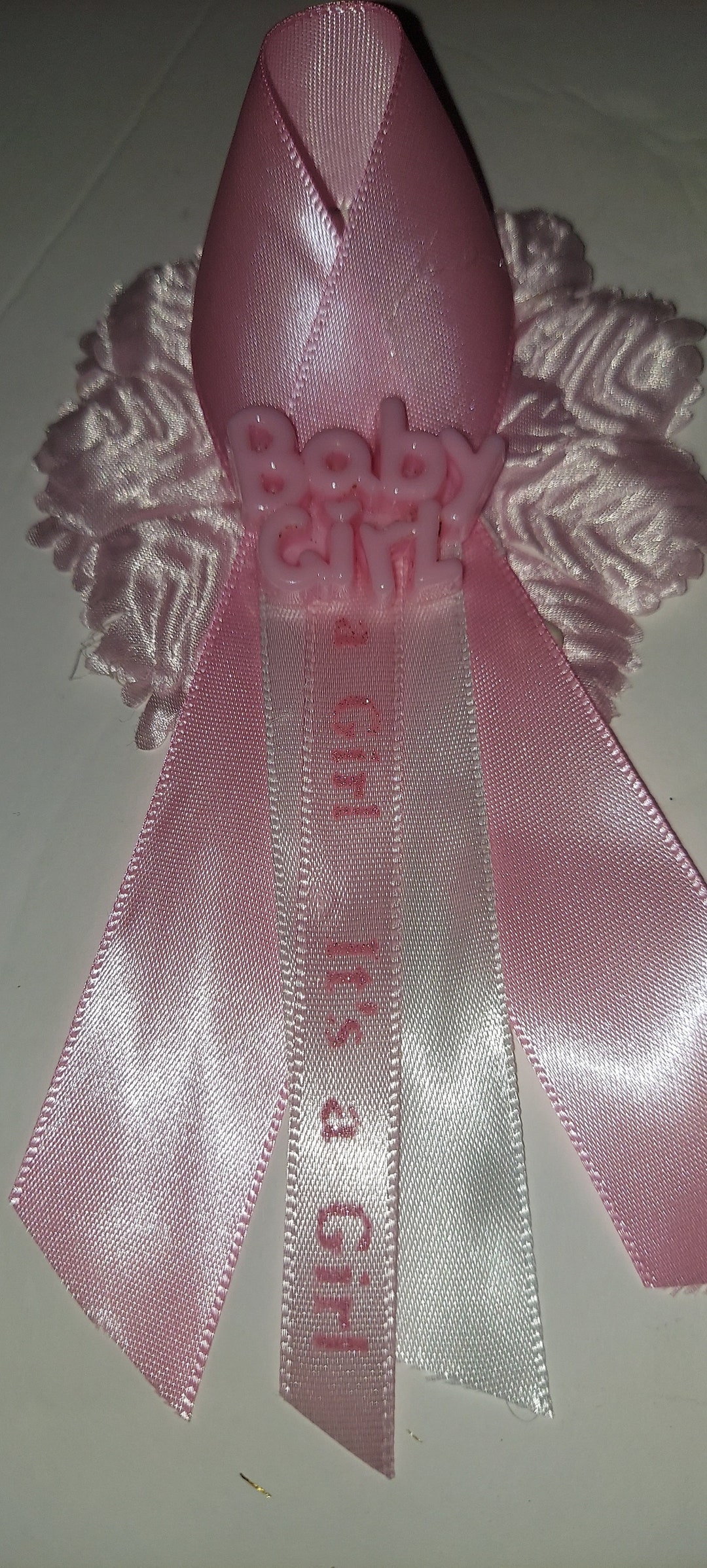 25 It's a Girl Pink Baby Shower Capias Guest Pins Etsy