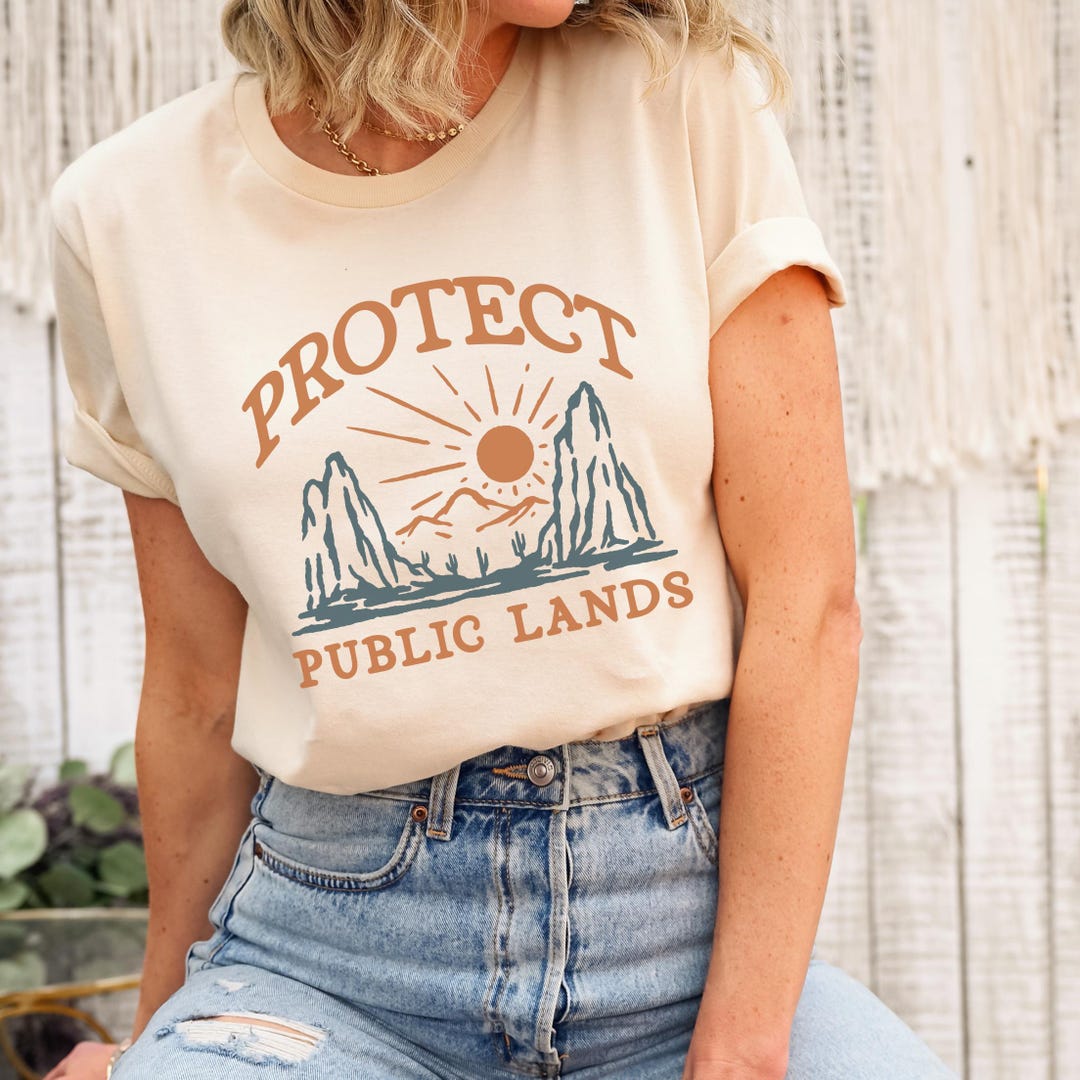 Protect Public Lands, National Park T-shirt, Nature Lover Tee, Mountain ...