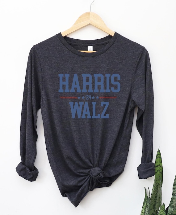 Harris-Walz 2024 Long Sleeve, Not Going Back Harris 47 Shirt, 2024 Election Shirt, Democrat T-Shirt, Sweatshirt, Political Tee, I'm with Her