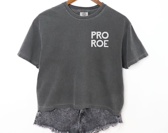 Koszulka Pro Roe, Prawa kobiet, Koszulka praw reprodukcyjnych, Koszulka Roe V Wade, Koszulka Pro-Choice, Koszulki feministyczne