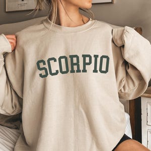 Scorpio Zodiac Sweatshirt, Astrology Sweatshirt, Women Tops, Birthday Gift Tees, Birthday Sweater, Gift for a Scorpio, Scorpio Energy
