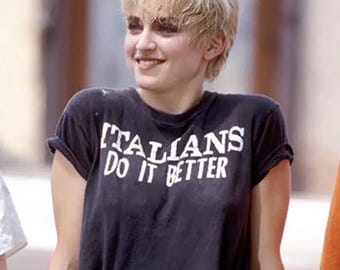 Italians Do It Better T-Shirt: Madonna 80s New Wave Tee