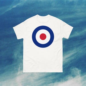Mod target bullseye unisex t-shirt (color options) | The Who Oasis British Subculture Punk Mod rocker