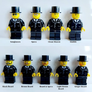 Wedding Minifigures Bride and Groom Cake Toppers Customised Personalised Made with Lego® Gay Lesbian Favours Favors Gifts image 3