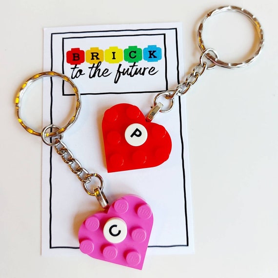 Corazon Hecho Como Hacer Un Corazon Con Legos Lindo Llavero De