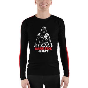 BJJ De donkere kant van de Mat Rash Guard - Darth Vader Parodie Starwars