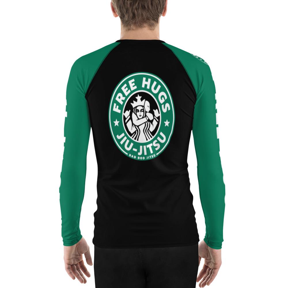 BJJ Free Hugs With Starbucks Choke Out Rash Guard - Etsy