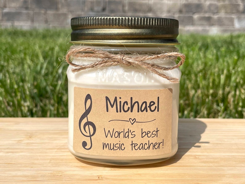 Personalized Music Teacher Gift Music Instructor Gift Etsy