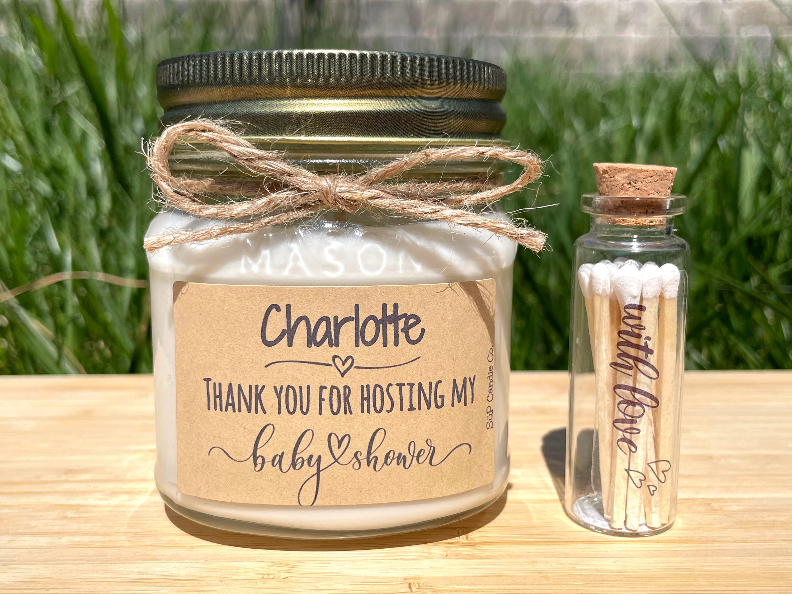 Baby Shower Hostess Gift Shower Thank You Gift Hostess Thank You Best Shower Ever 8 Oz Soy