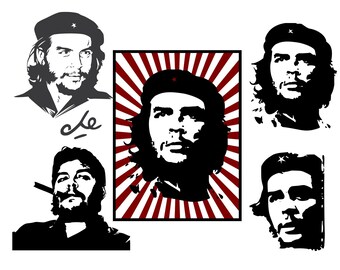 チェ ゲバラ SVG、エルネスト チェ ゲバラ SVG、チェ SVG、チェ シルエット
