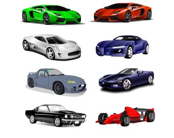 車のSVG、スポーツカーのSVG、赤い車のSVGクラシックカーのクリカット、