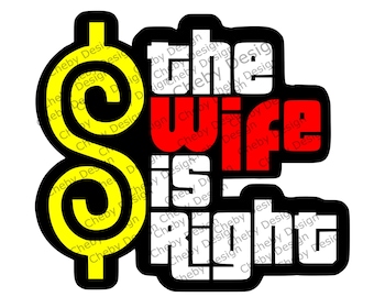 妻は正しい、価格は正しい SVG と PNG