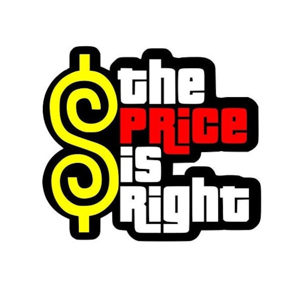 The Price is right SVG, Price is right PNG, Cutfile download