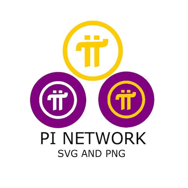 Pi network SVG, Pi coin SVG and PNG