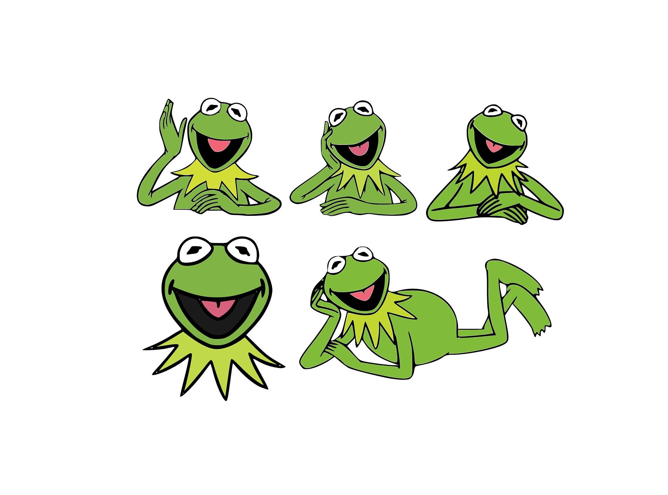 CottonCloud Maglietta Donna Con Rana Kermit: T-Shirt In Cotone Morbido, Vestibilità Aderente