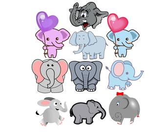 かわいい赤ちゃん象の svg、赤ちゃん象の svg、かわいい象の svg