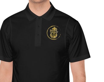 US Navy Chief's Mess 130 Year Vintage Anchor Golf and Sport Polo Shirt | Chief Pride | CPO Golf