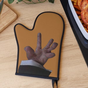 Funny Strong Hand Oven Glove (light brown)