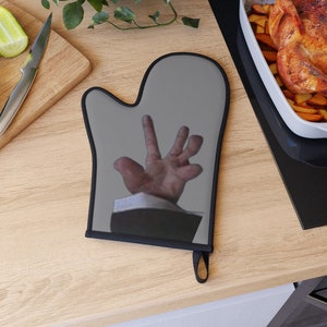 Funny "Use my strong hand" Oven Mit
