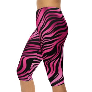 Pink Tiger Print Leggings — Savannah Moss Co.
