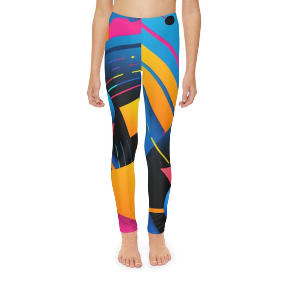 Cute Retro Girls Leggings Vintage 1980s Girls Pants Etsy Canada