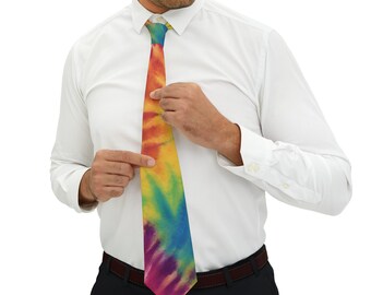 Perfect Vibrant Tie Dye Necktie | Formal Tie