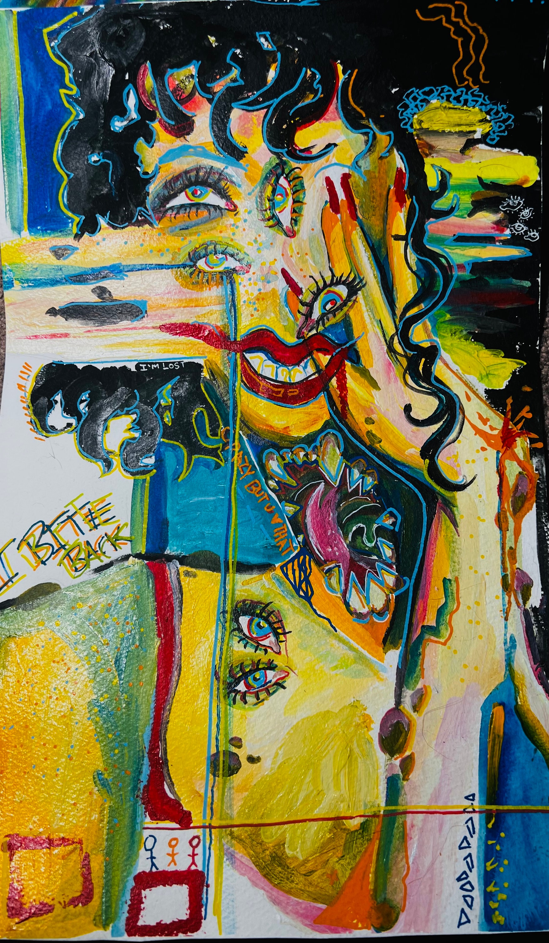 Banksy Pop Art Smile Canvas Painting Street Art Poster E Stampe Wall Art Picture For Living Room Decor Murale 42x60cm (17x24in) Senza Cornice - Foto 9