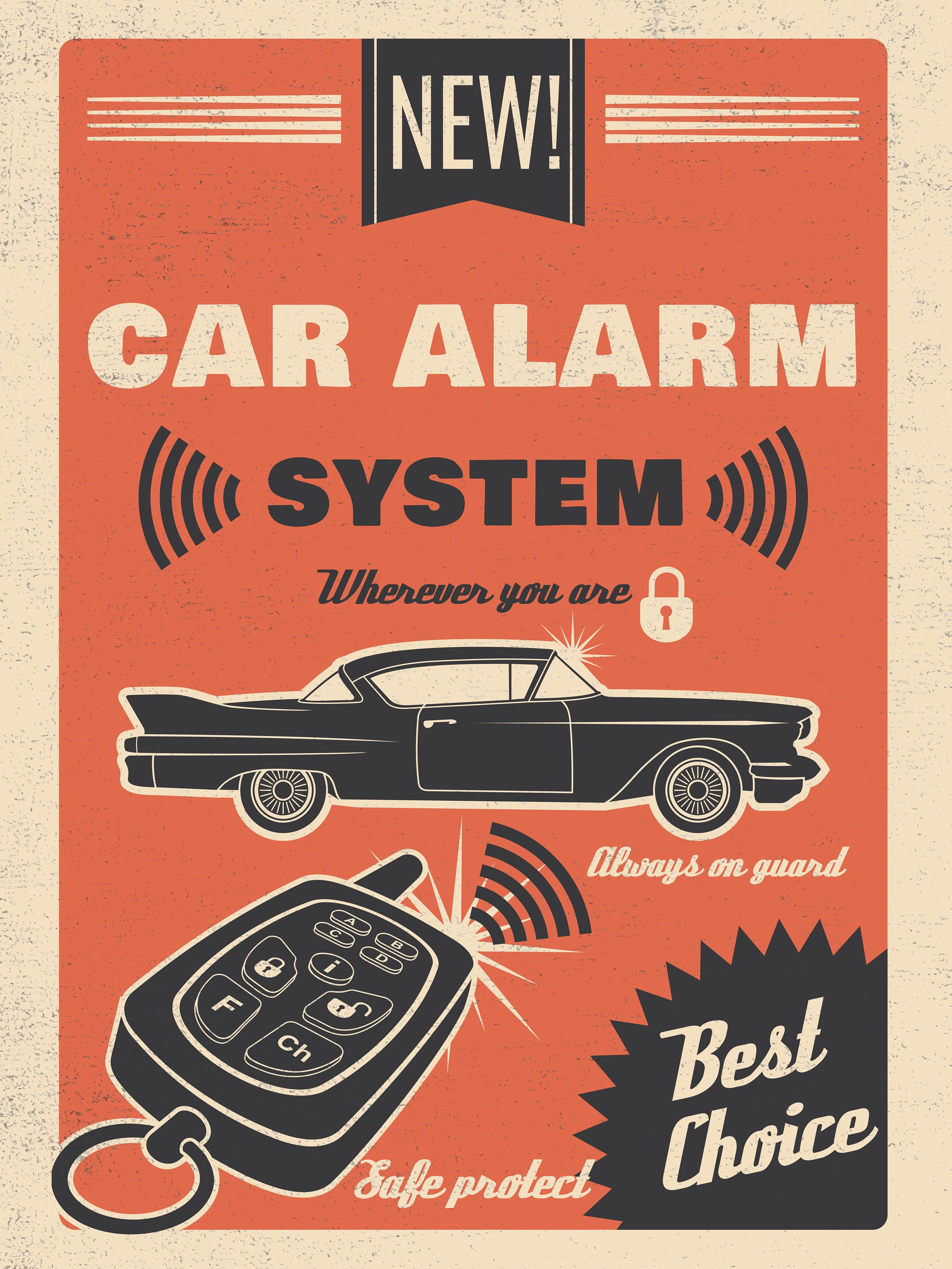 Vintage Auto Poster Set, 6 Digital Prints, Classic Auto Posters ...