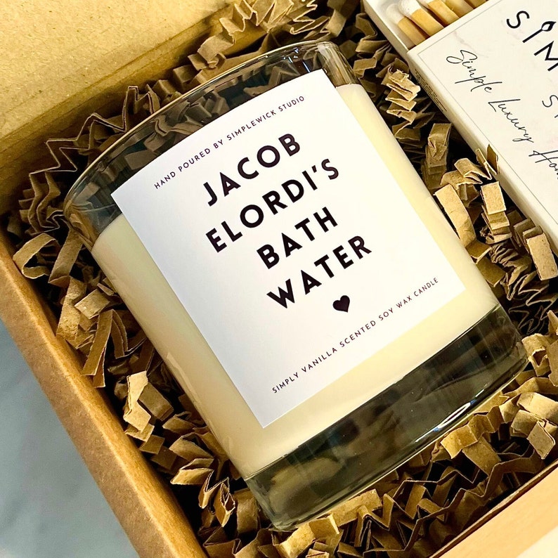 Jacob Elordi Bath Water Candle Smells Like Jacob Elordi Funny Gift For Friend image 4