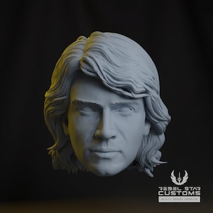 Anakin Skywalker Headsculpt Collection - Star Wars 3D Prints (1/12, 1/6 & 1:18)