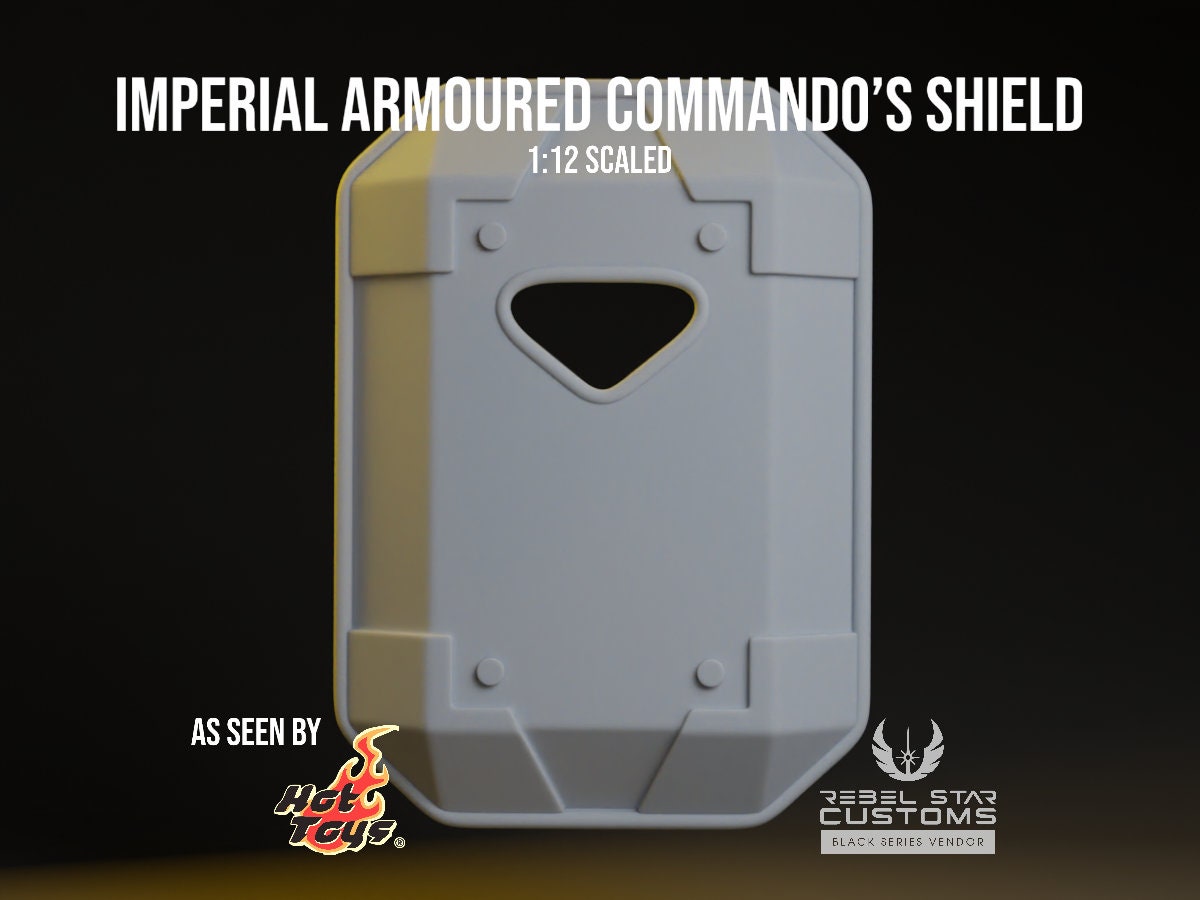 Imperial Remnant Commandos Shield & Baton Star Wars Black - Etsy