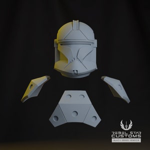 AT-TE (realistic) add-on Pilot Kit - Star Wars 3D Prints