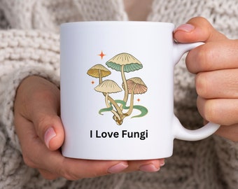 Mushroom Mug, Mushroom Gift, Mushroom Cup, Mushroom Lovers Gift, Cottage Core Mug, Mushroom Mugs, Mushroom Lovers Gifts